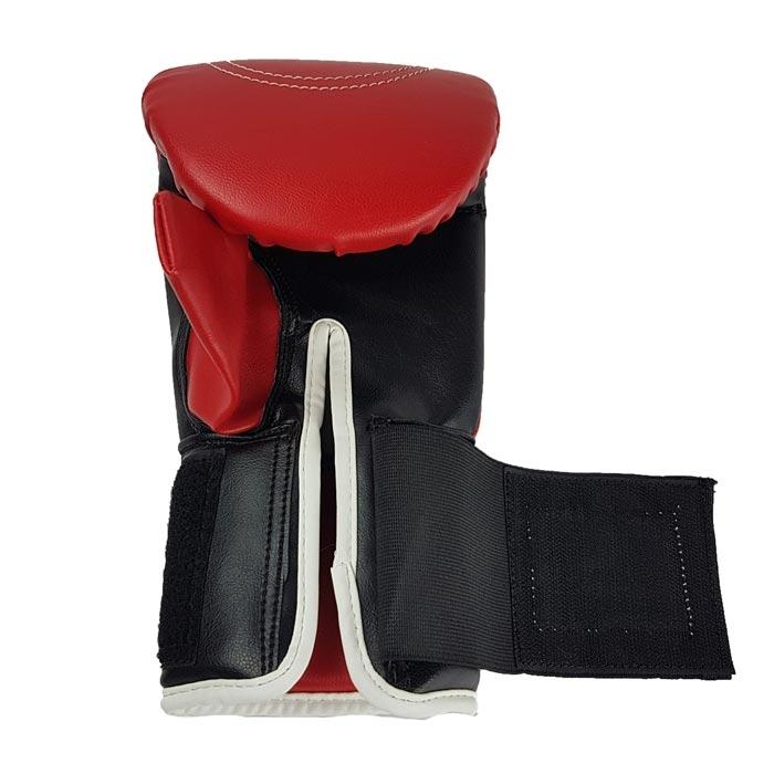 Leather bag mitts with elastic wrist open