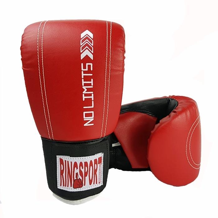 Leather bag mitts with elastic wrist
