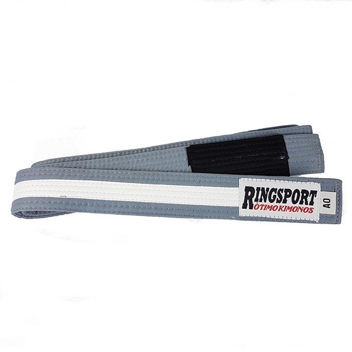 kids bjj belts grey / white