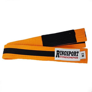 kids bjj belts orange / Black