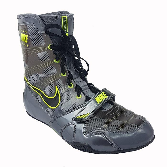 Nike hyperko boxing boot grey black lace