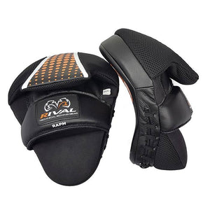 Russ Amber focus mitt pair