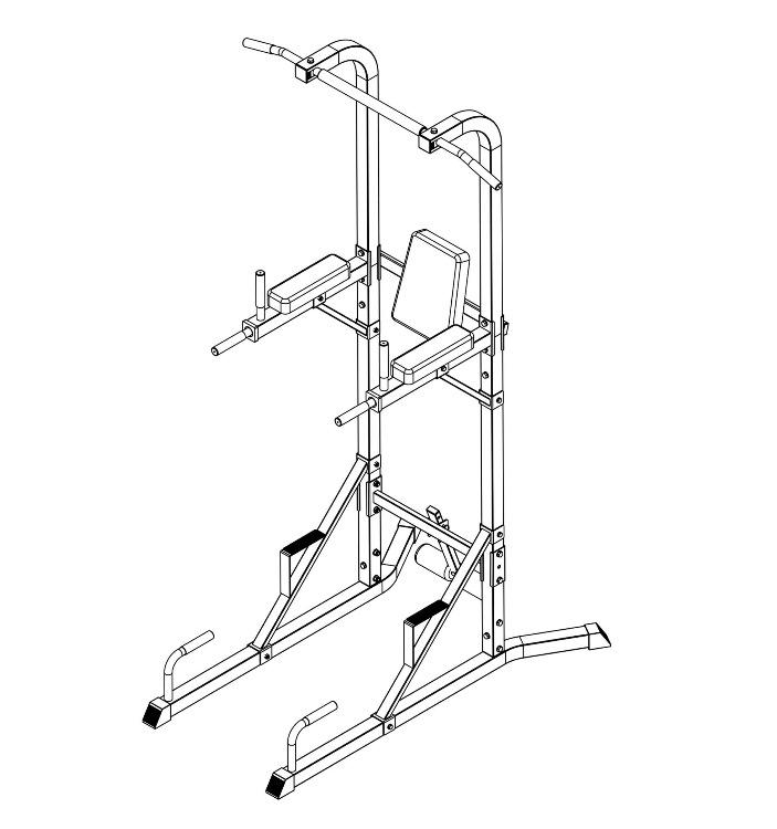 Multi station tower frame