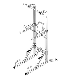 Multi station tower frame