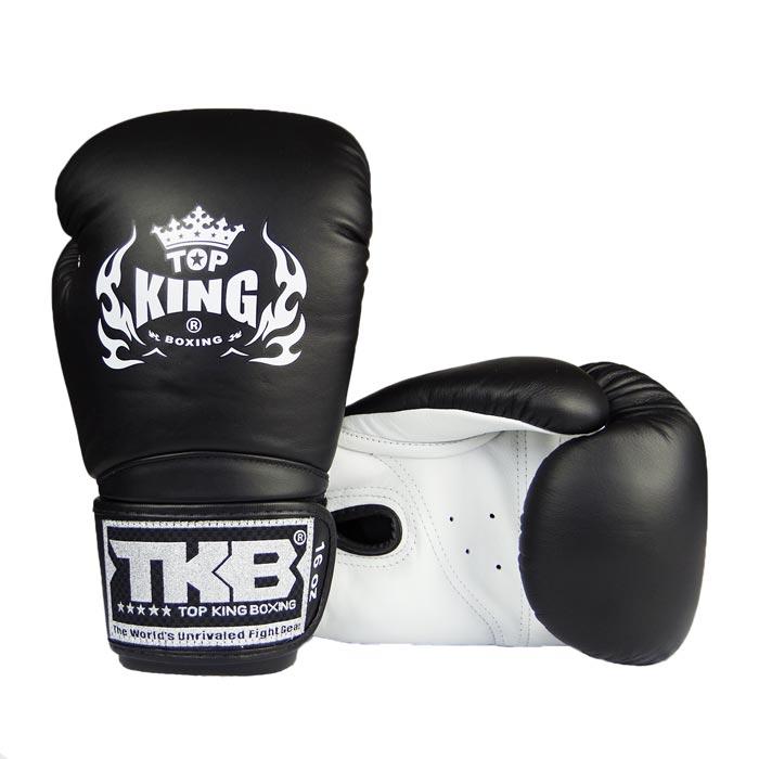 Top king boxing gloves black