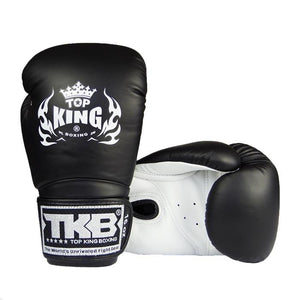 Top king boxing gloves black