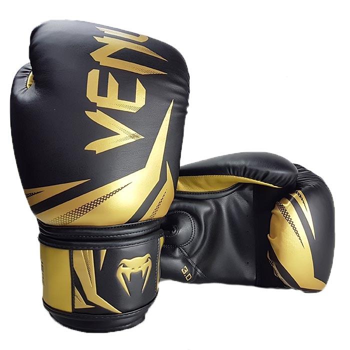 Venum challenger 3 boxing gloves gold